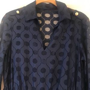 Beautiful navy Spring dress